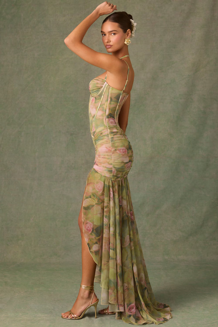 Corset Gown in Floral